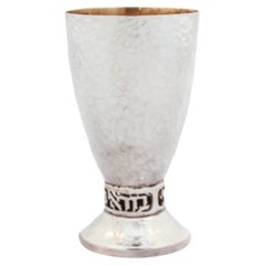 Copa de Kiddush de Plata de Ley