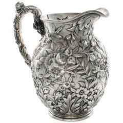 Sterling Silver Kirk and Sons Repousse Pitcher