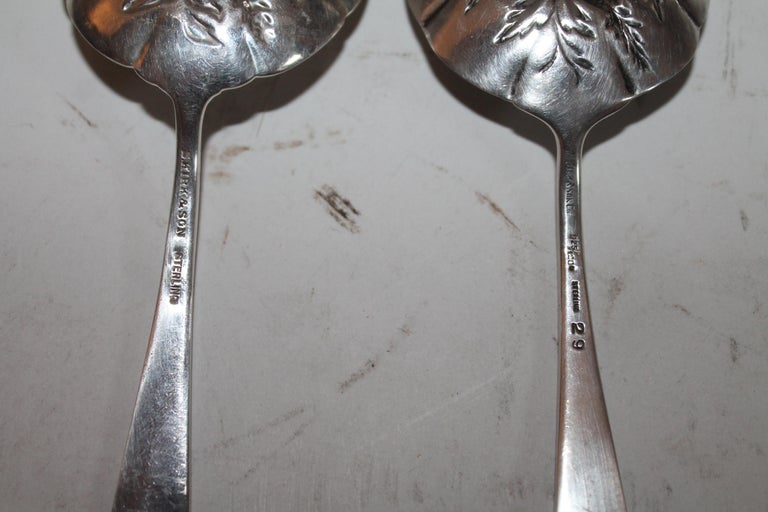 Sterling Silver Kirk Repose Serving Pieces / 7 Pieces For Sale at ...