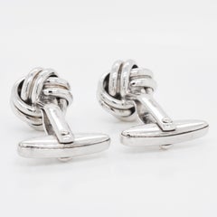 Sterling Silver Knot Cufflinks