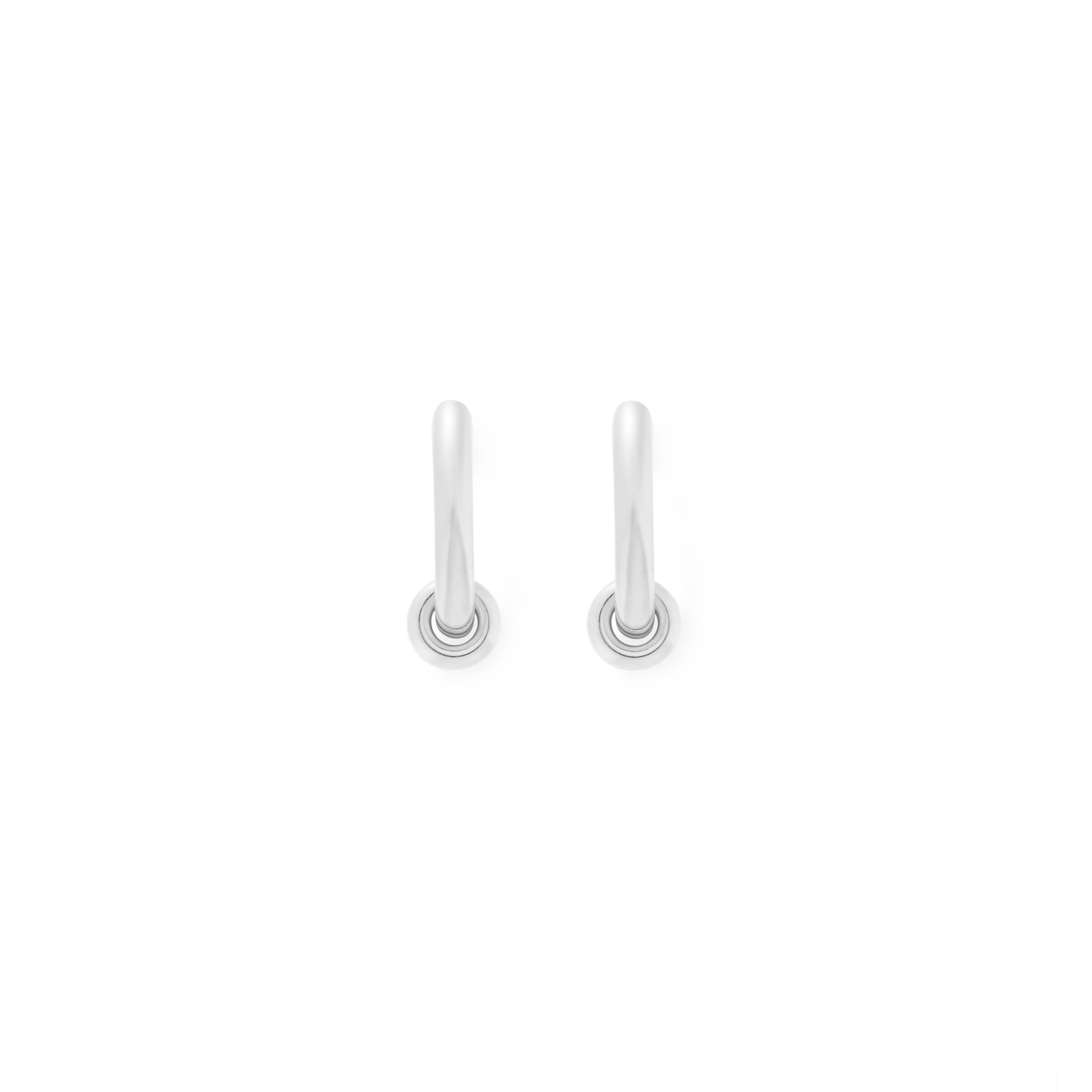 Mistova's knot earrings are easy to wear, with detachable rings, which add flexibility to the earrings. Made from high quality sterling silver these earrings are a classic addition to ones jewelry collection.