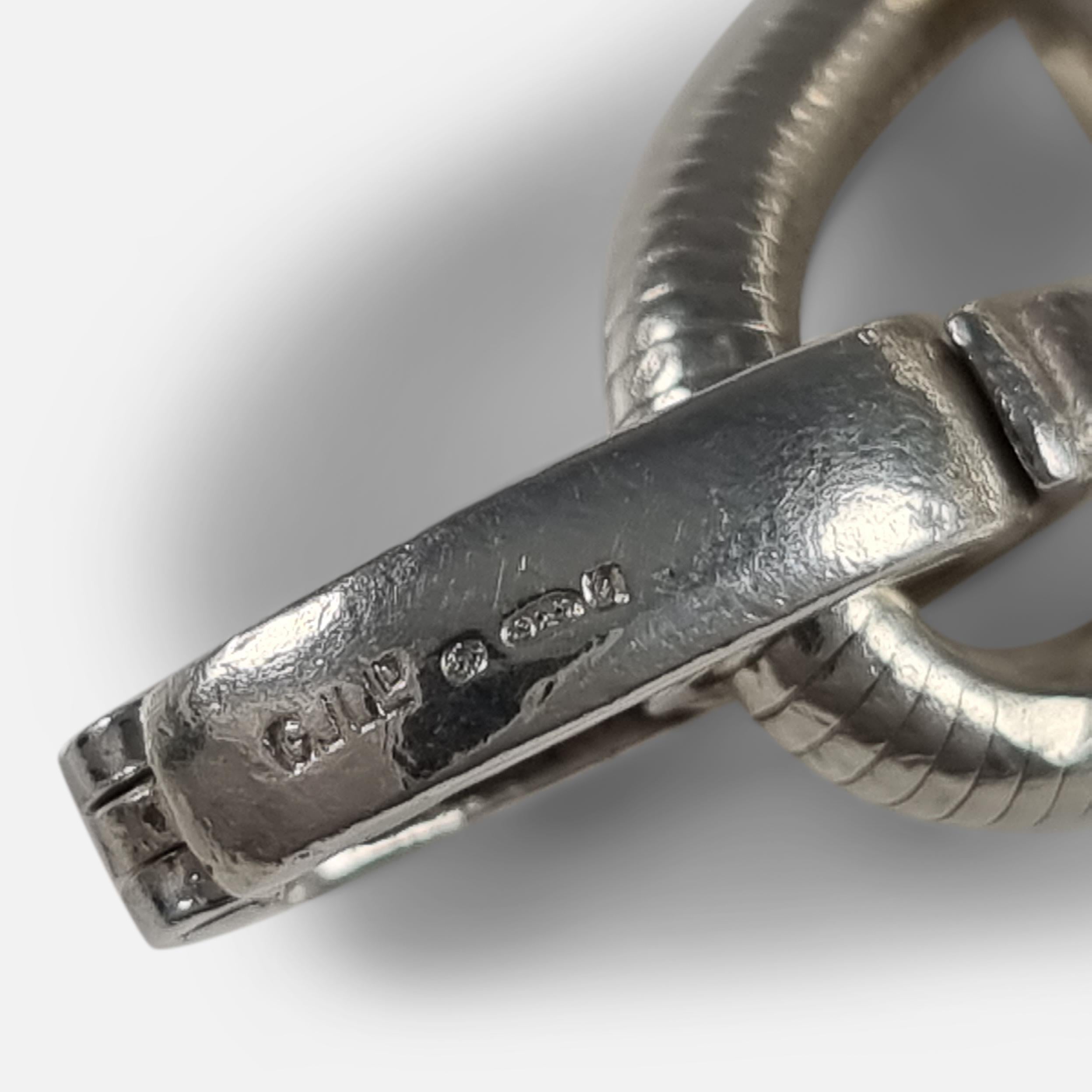 Sterling Silver Knot Link Bracelet, by Grossé, 1971 For Sale 10