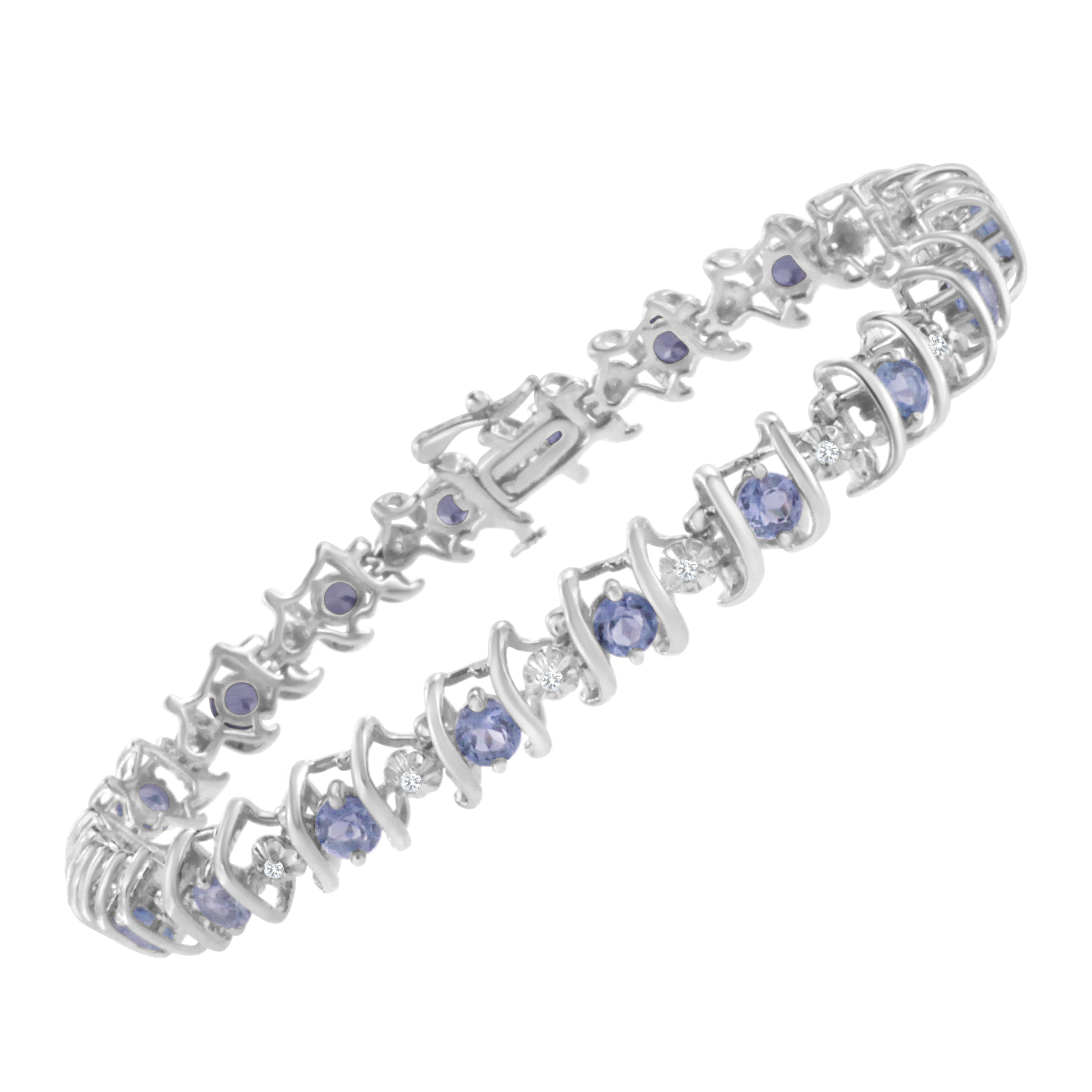 1/6 ct. t.w. lab created diamond bracelet in sterling silver