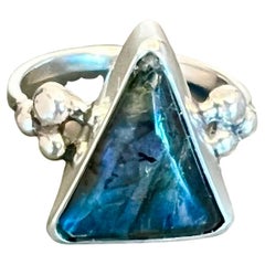 Sterling Silver Labradorite Ring