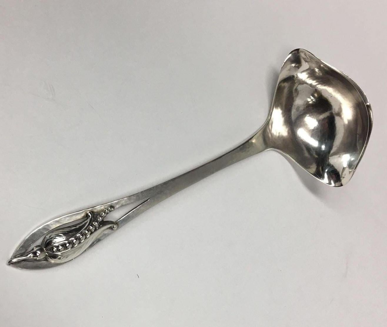 Canadian Iconic Carl Poul Petersen Sterling Silver Ladle 