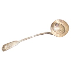 Antique Sterling Silver Ladle Made by English Silversmith Paul Storr (1771-1844) 