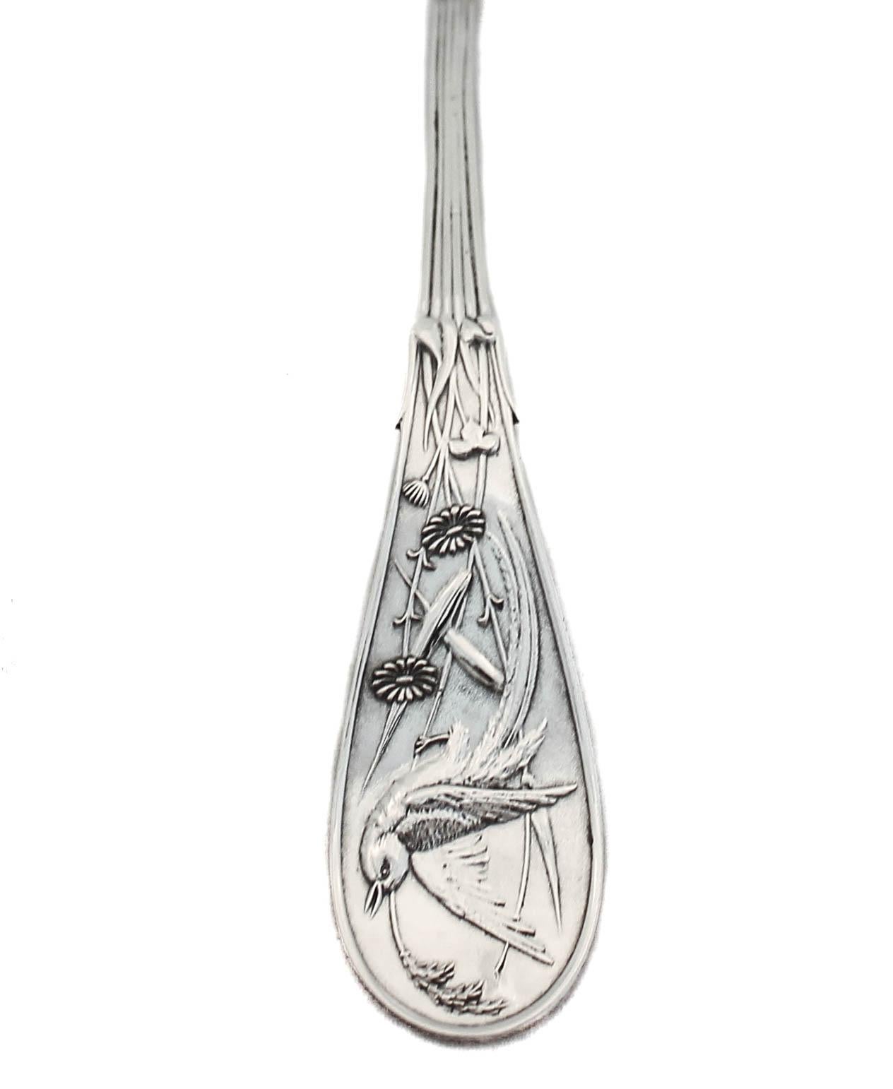 American Sterling Silver Ladle Tiffany “Audubon”