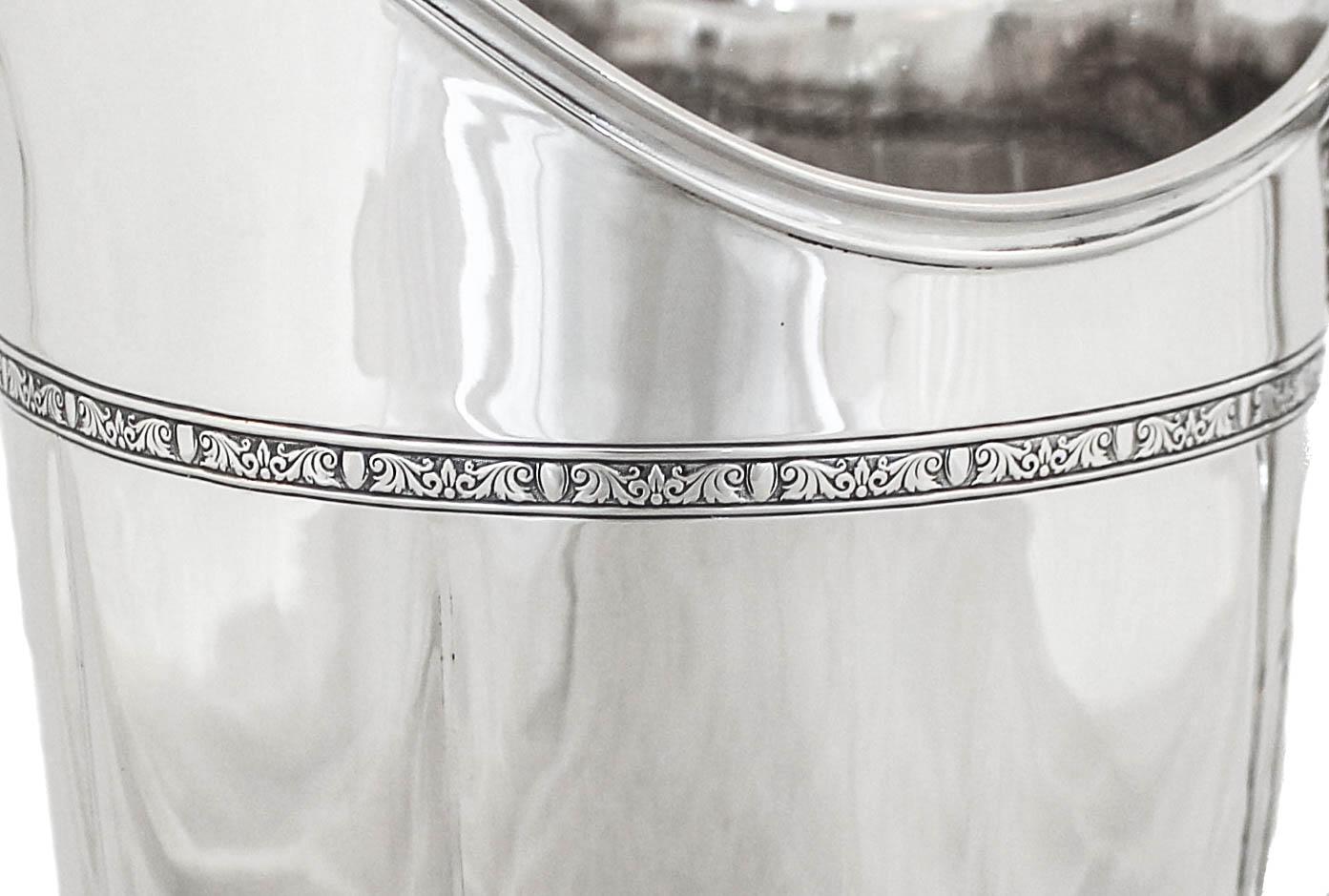 Early 20th Century Sterling Silver Lady Constance Water Pitcher