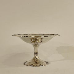 Sterling Silver Late Edwardian Tazza Dish, Atkin Brothers, Sheffield, 1913