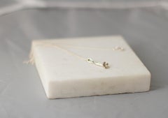 Sterling Silver Lavender Contemporary Pendant Necklace