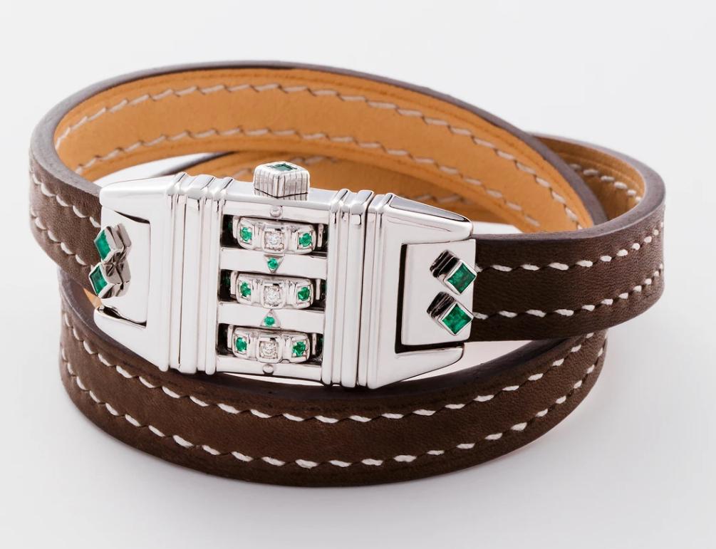 women's leather and sterling silver bracelets