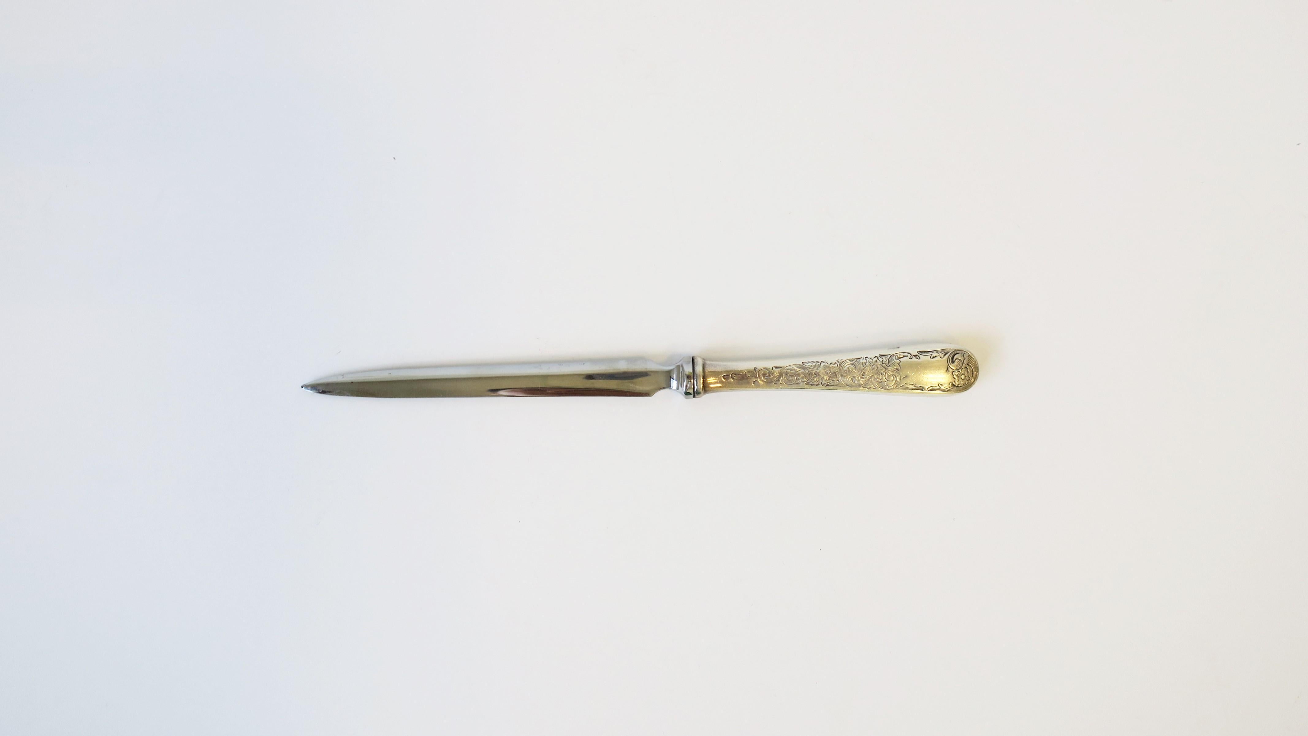 American Sterling Silver Letter Opener by Stieff
