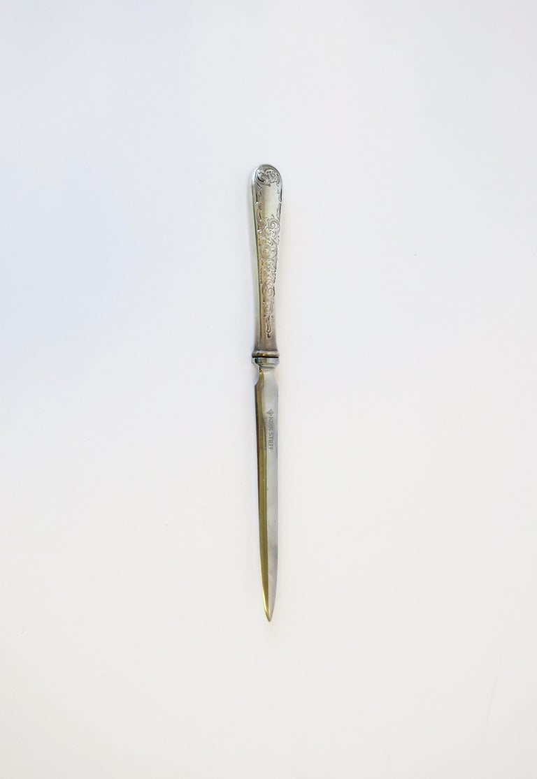 Sterling Silver Letter Opener by Stieff For Sale at 1stDibs