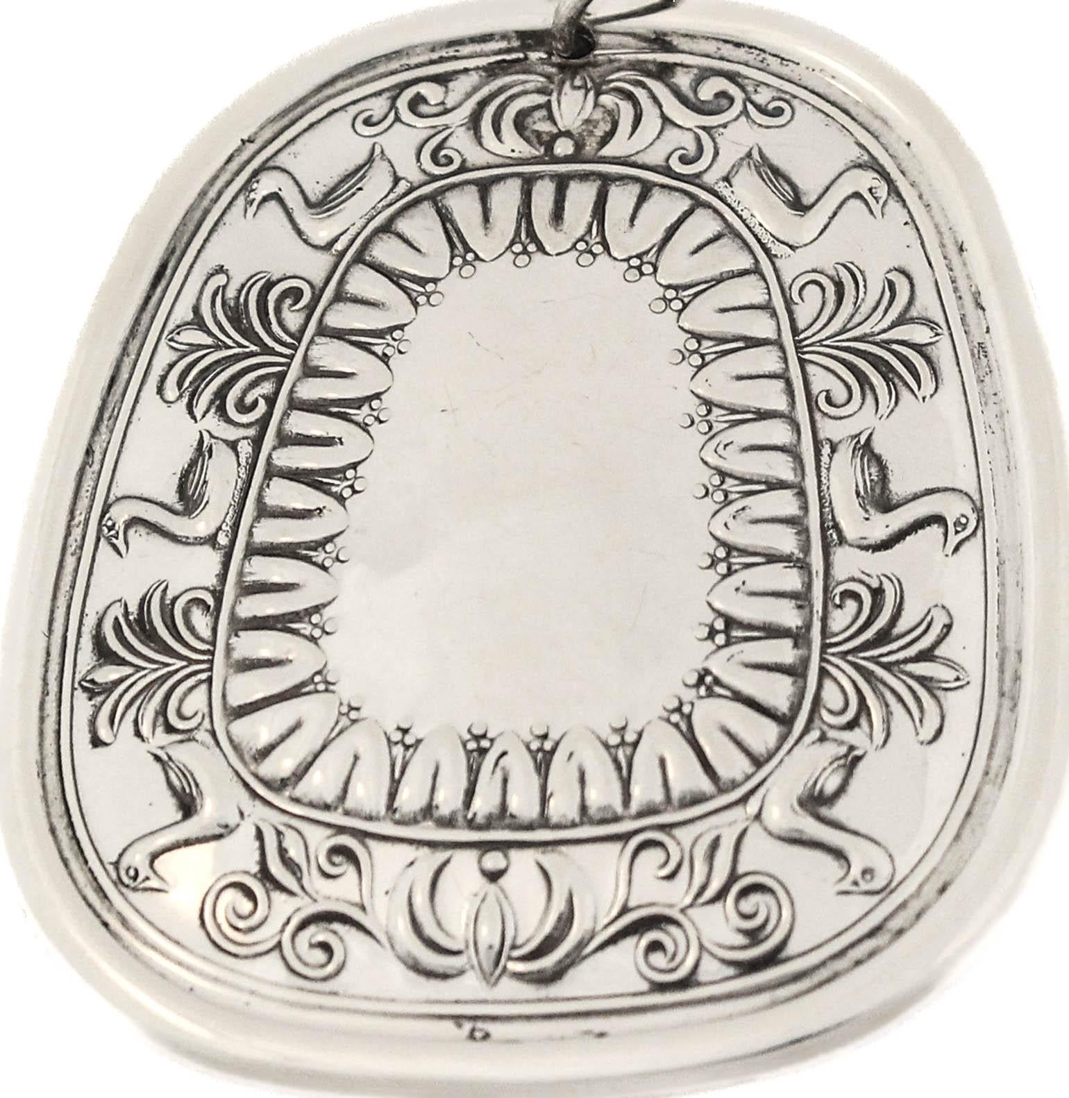 Sterling Silver “Liberty Bell” Christmas Ornament In Excellent Condition For Sale In Brooklyn, NY