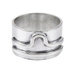 Sterling Silver Libra Ring