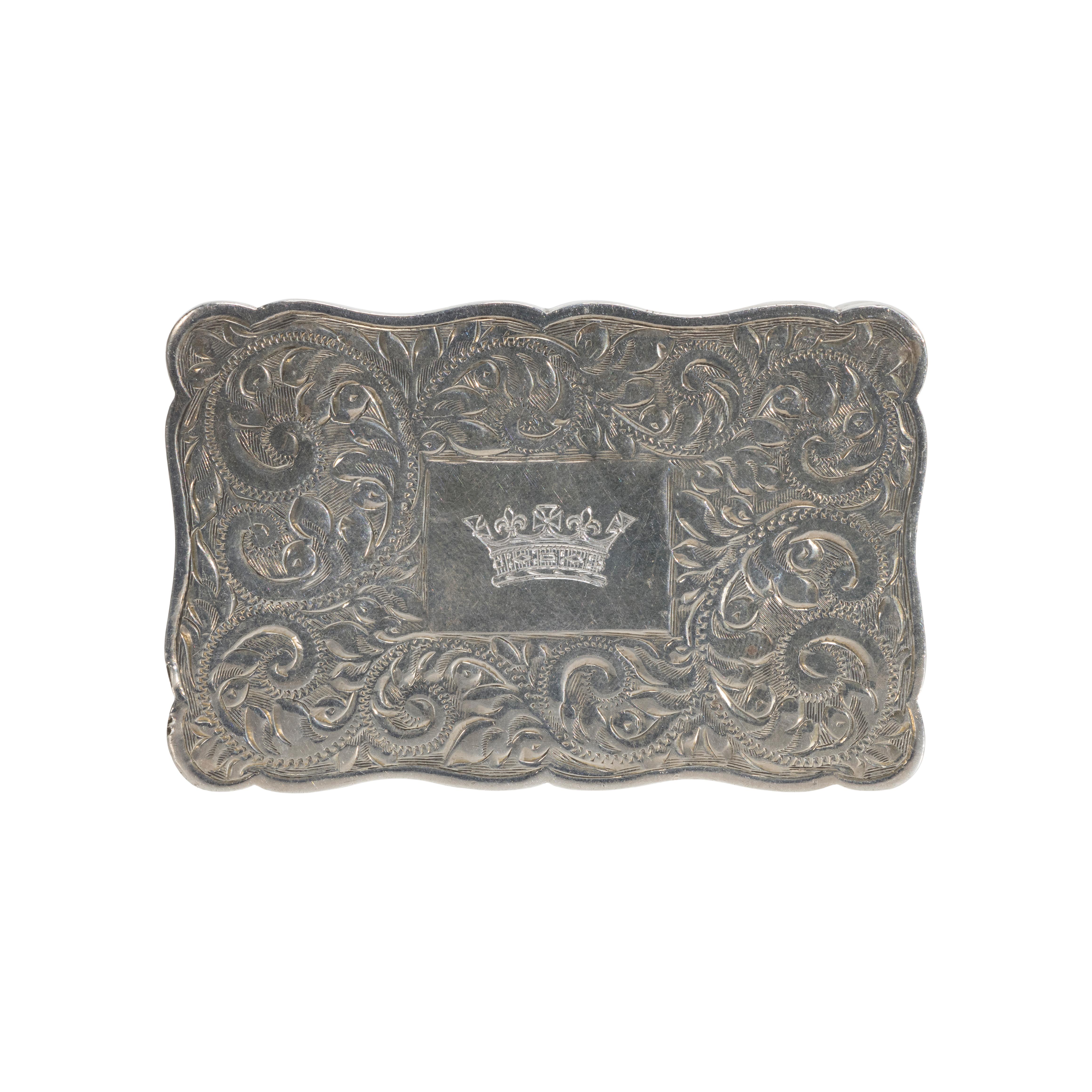 da uomo o donna Vanità con coperchio in argento sterling, 1900 in vendita