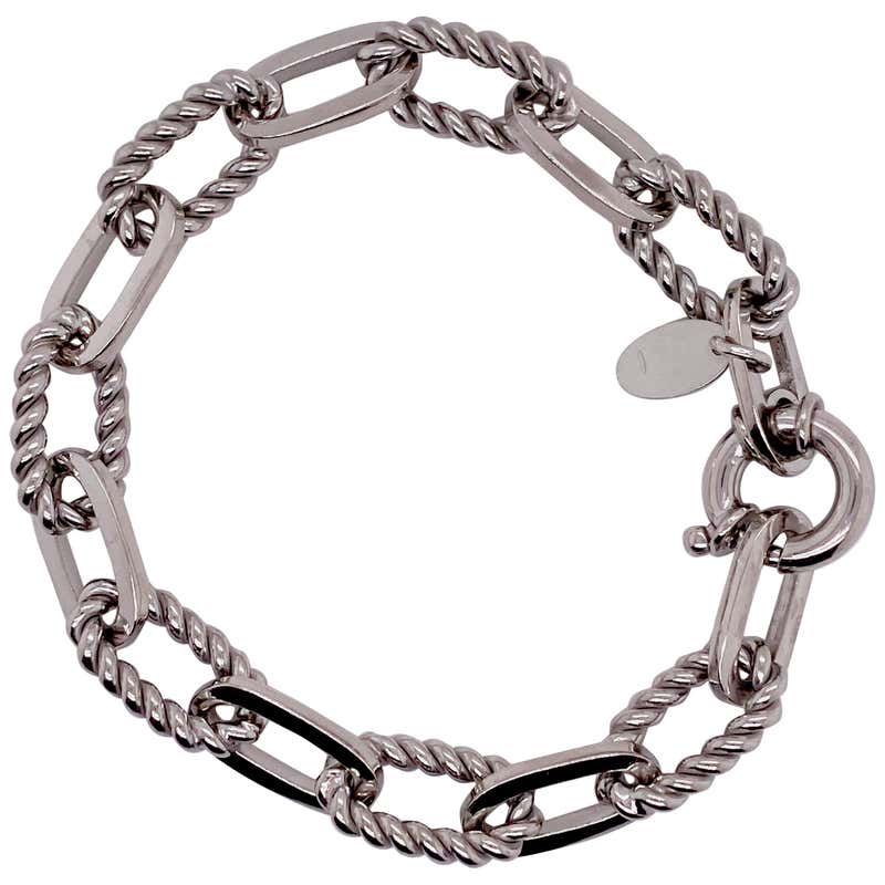 Tiffany Sterling Silver Men's Bracelet, Made in Italy at 1stDibs