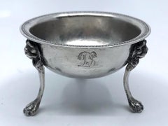Sterling Silver Lions' Head Salt