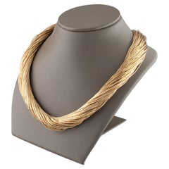 Sterling Silver Liquid Silver Necklace, 100 Strands with Hook Clasp, 23 Inches