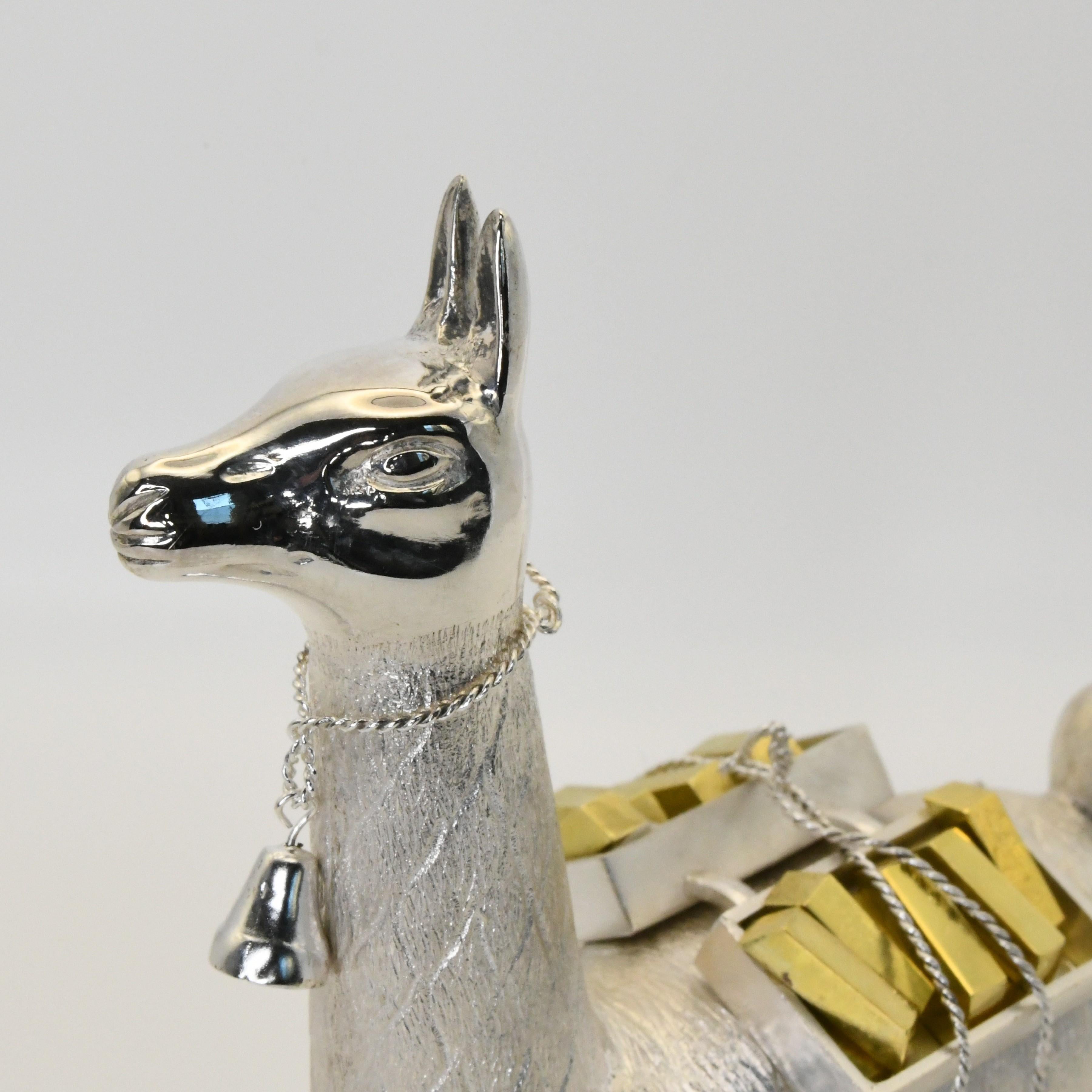 Ornamento a forma di lama in argento sterling in vendita 2