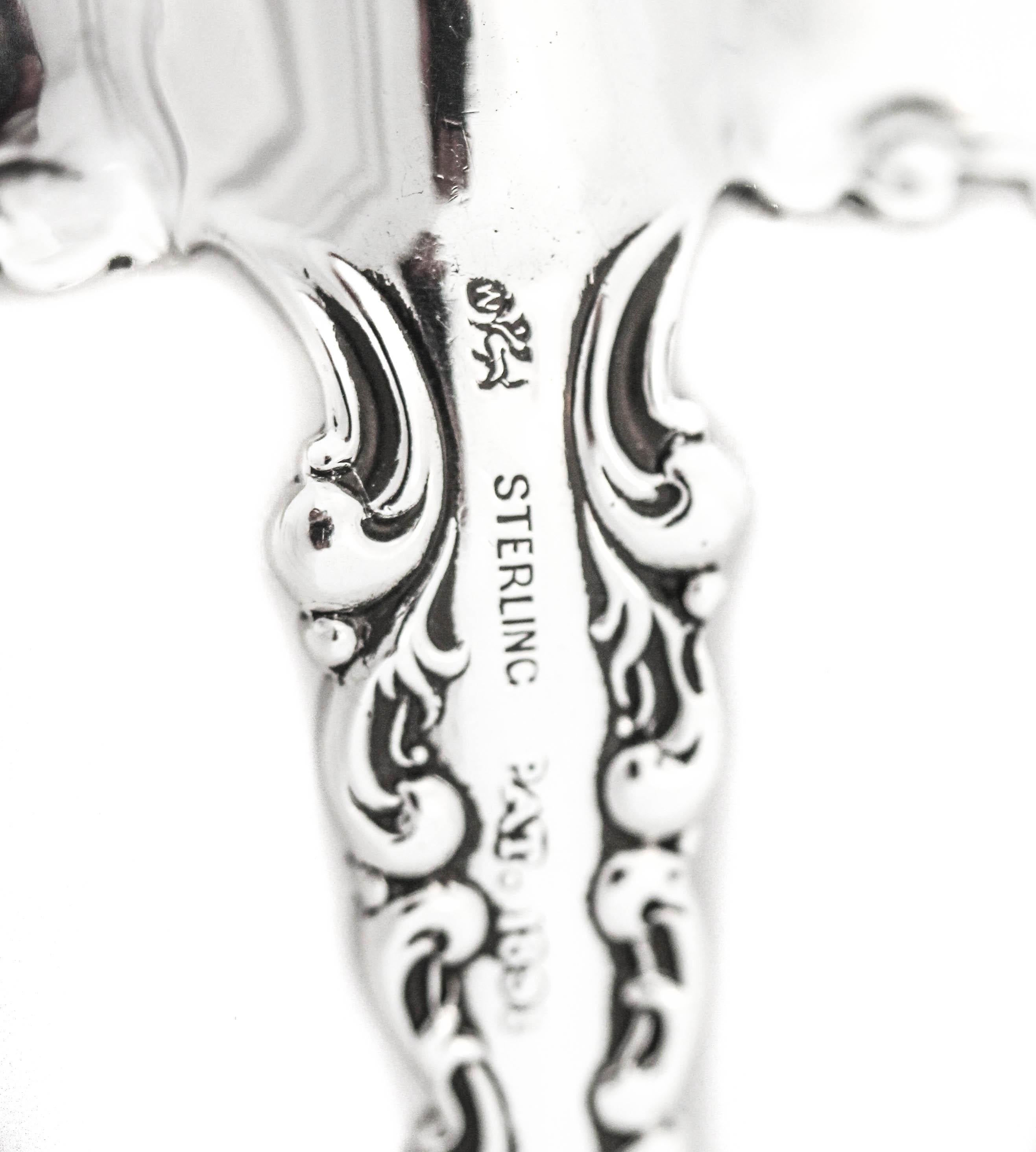 Argento 925 Mestolo per zuppa in argento Luigi XV in vendita