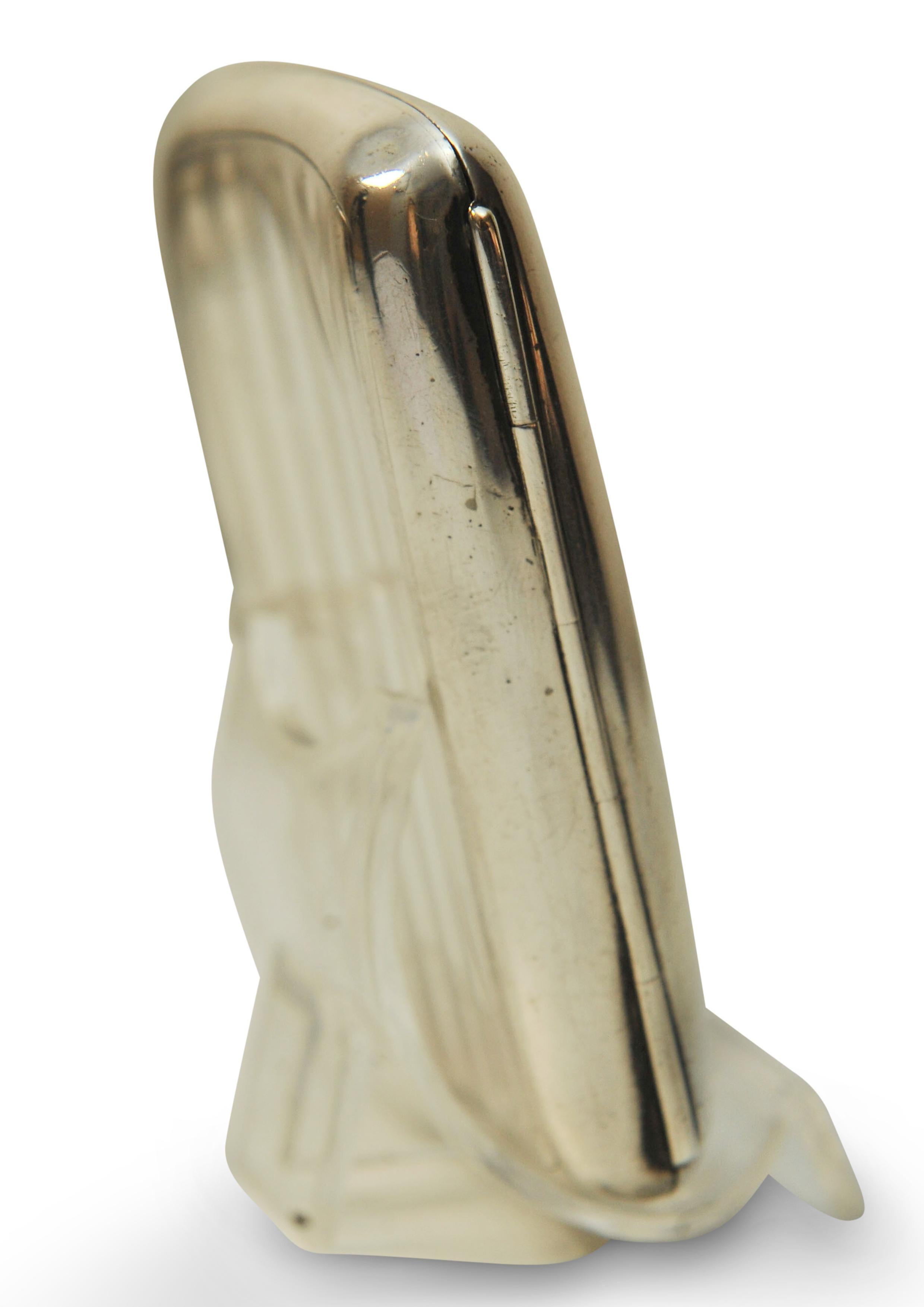 Sterlingsilber Maschinengehäuse mit gedrechseltem, graviertem rootenförmigem Gehäuse, W H Haseler 1920 (Art déco) im Angebot