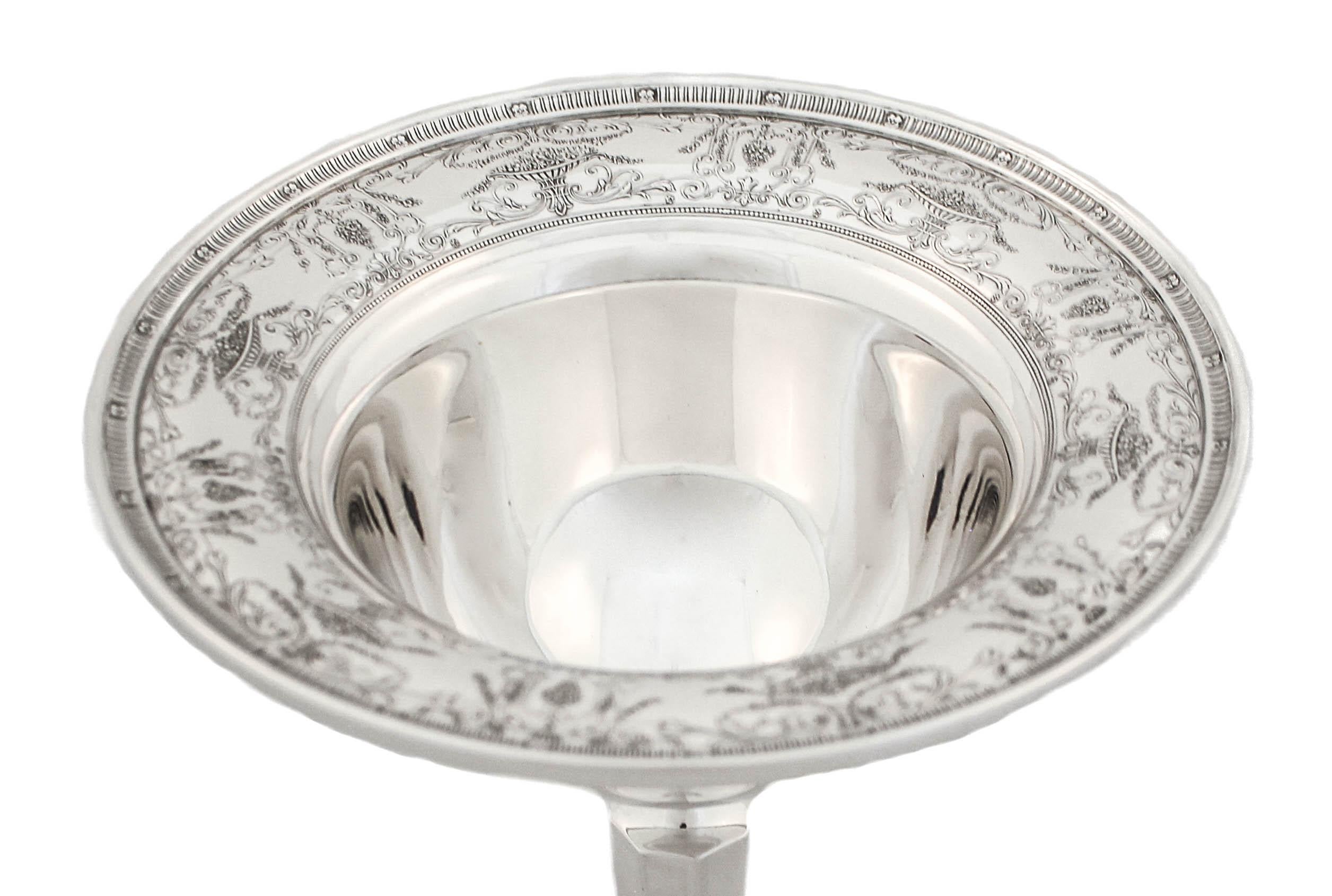 Sterling Silver “Maintenon” Compotes For Sale 2