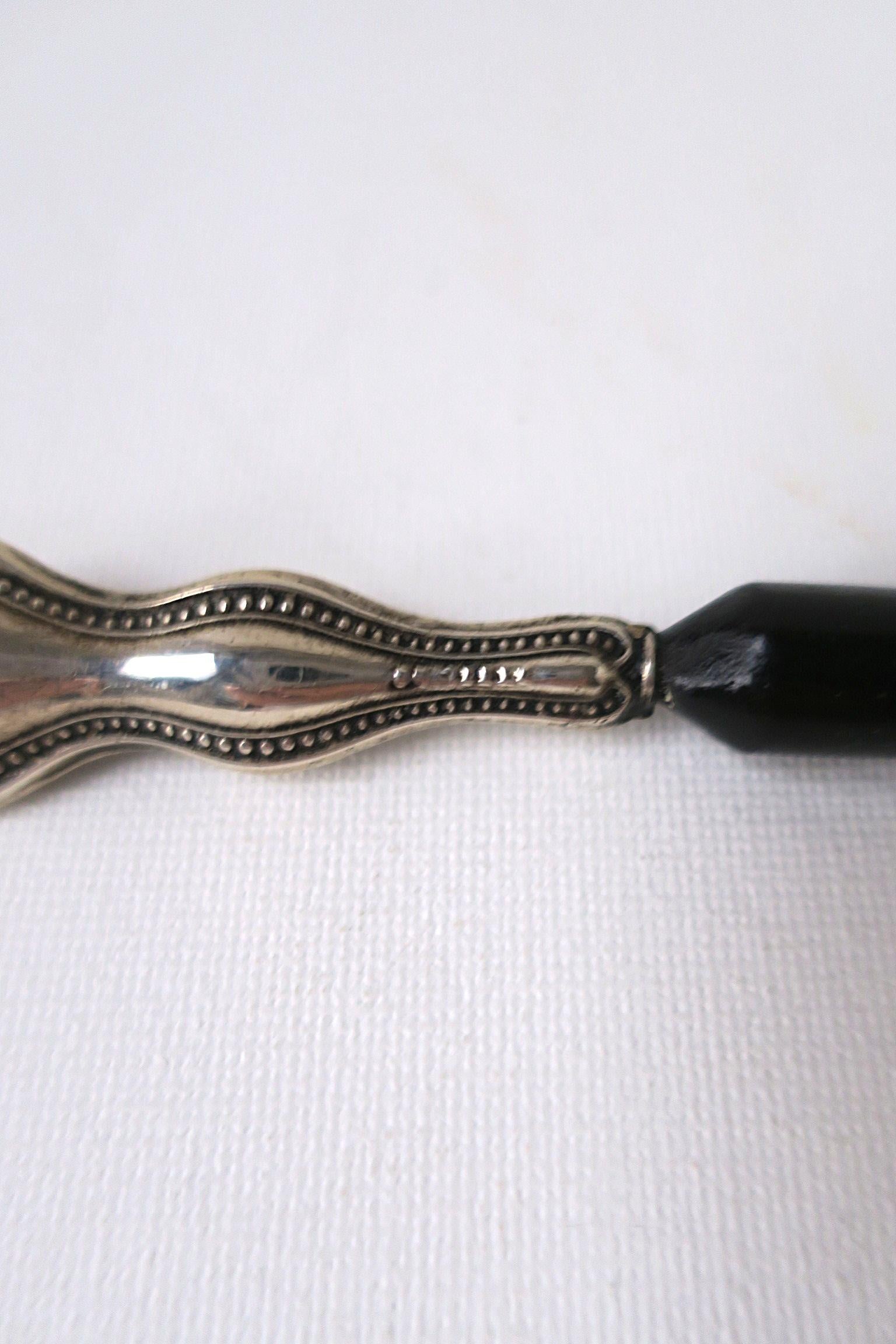Sterling Silver Makeup Brush For Sale 4