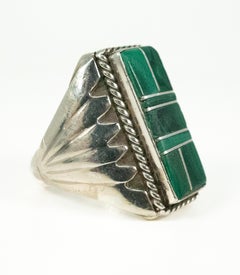 Sterling Silver Malachite Ring