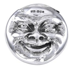 Sterling Silver Man in the Moon Vesta