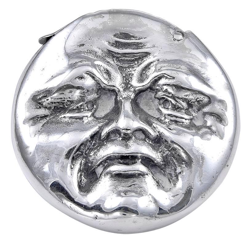 Sterling Silver Man in the Moon Vesta
