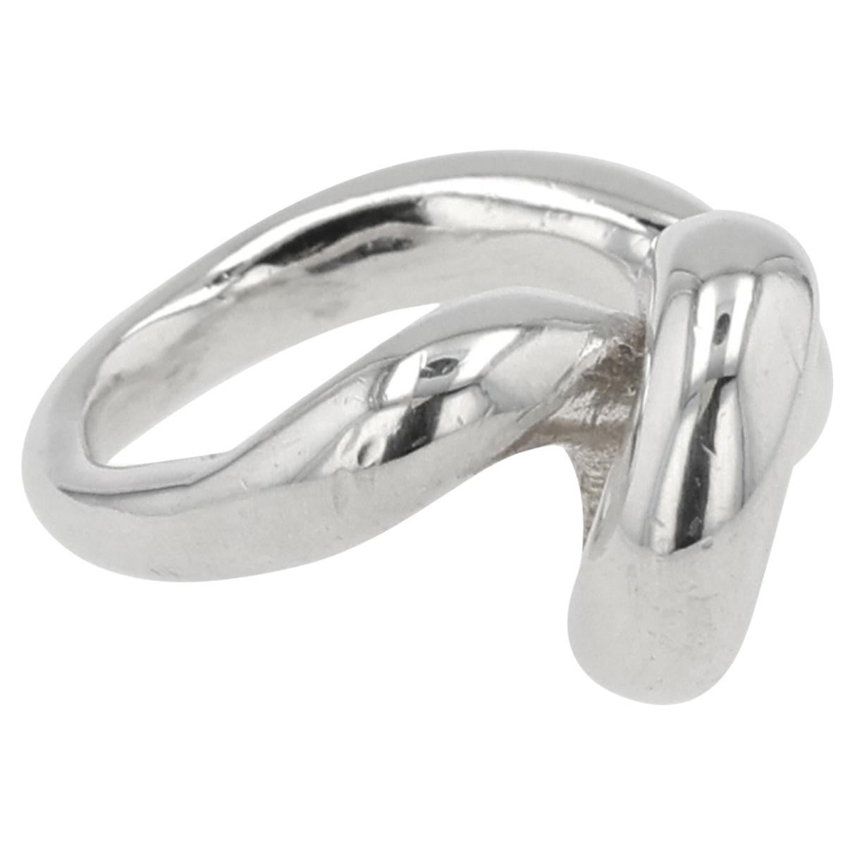 Sterling Silver Mangala Curl Ring by Ariana Boussard-Reifel For Sale
