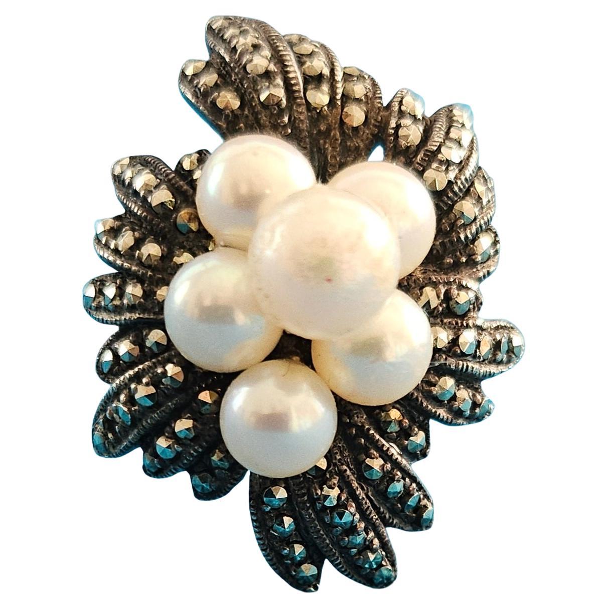 Sterling Silver Heart Pendant with Cameo, from Italy, stamped 925 For