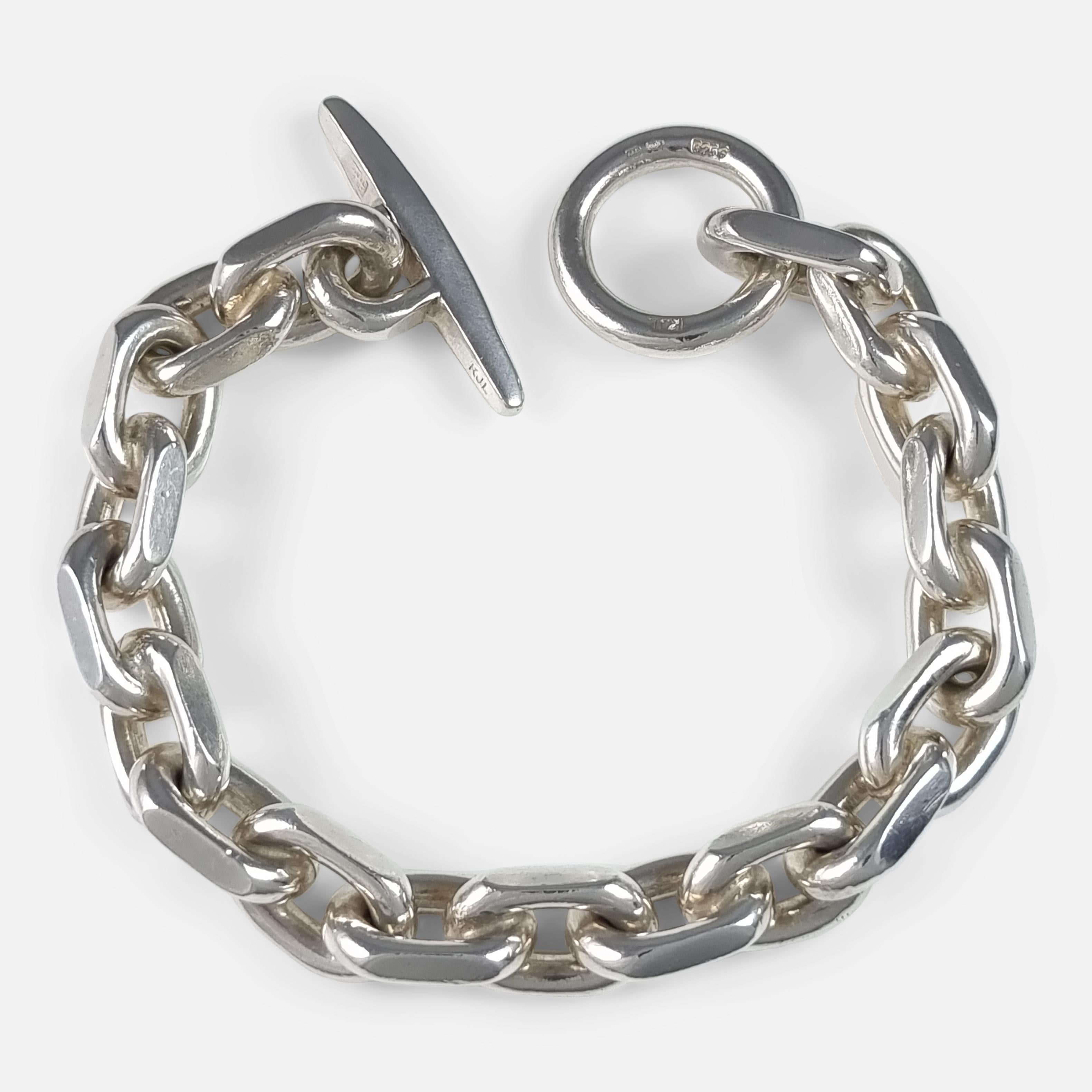 Sterling Silver Marine Link Bracelet, Knud Juhl Lorentzen 6