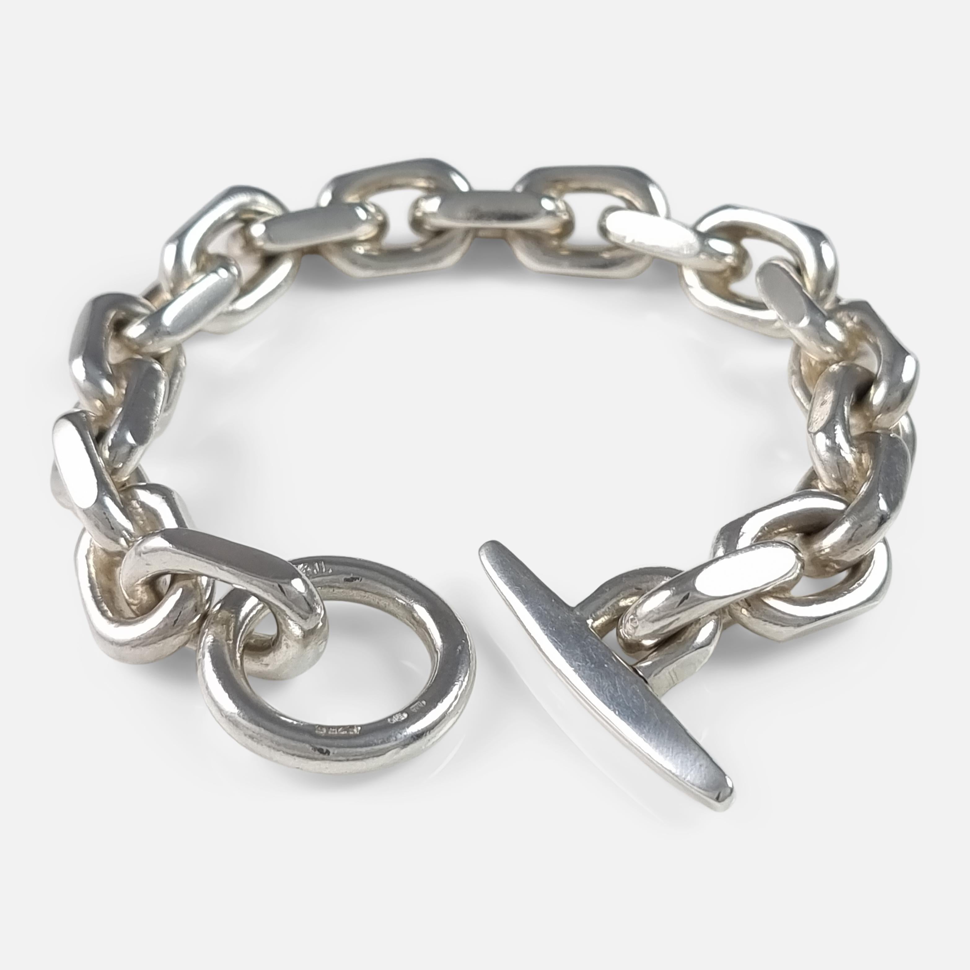 Sterling Silver Marine Link Bracelet, Knud Juhl Lorentzen 1