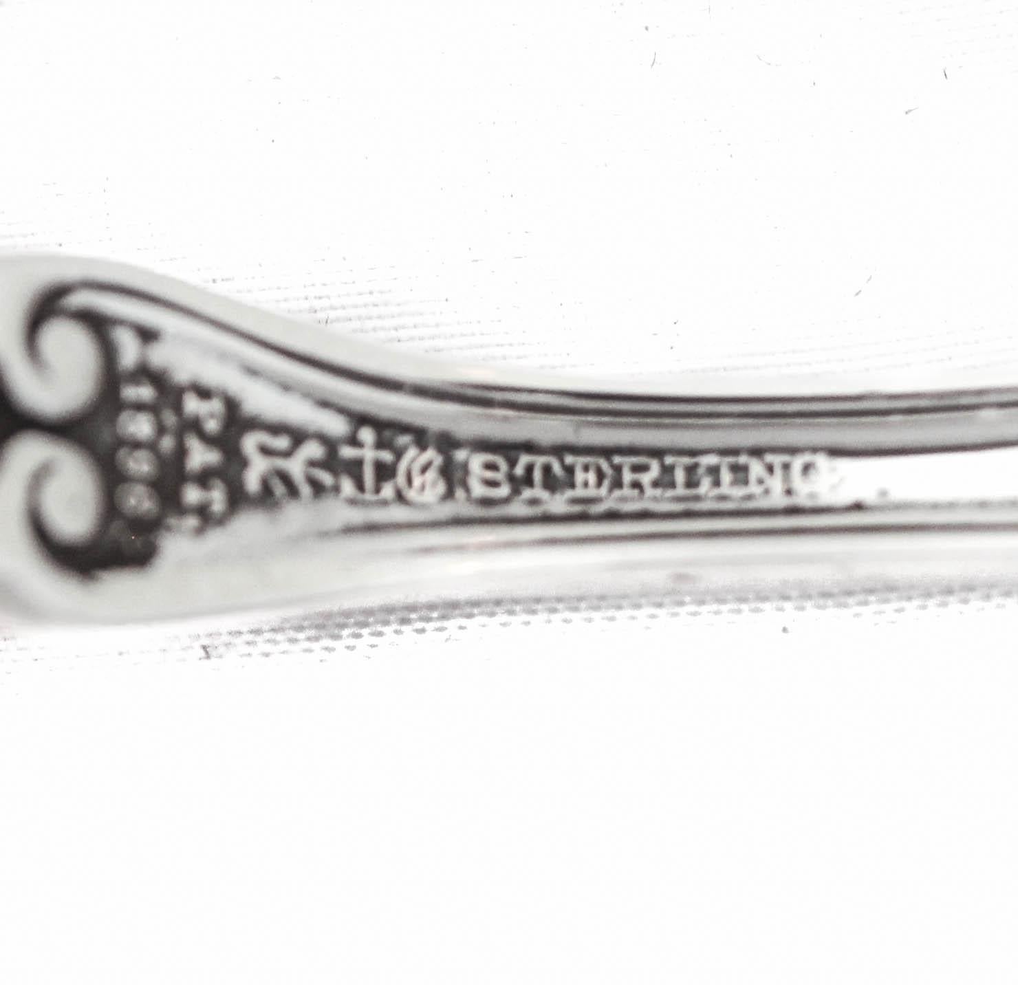 Sterling Silver “Maryland” Serving Spoon For Sale 1