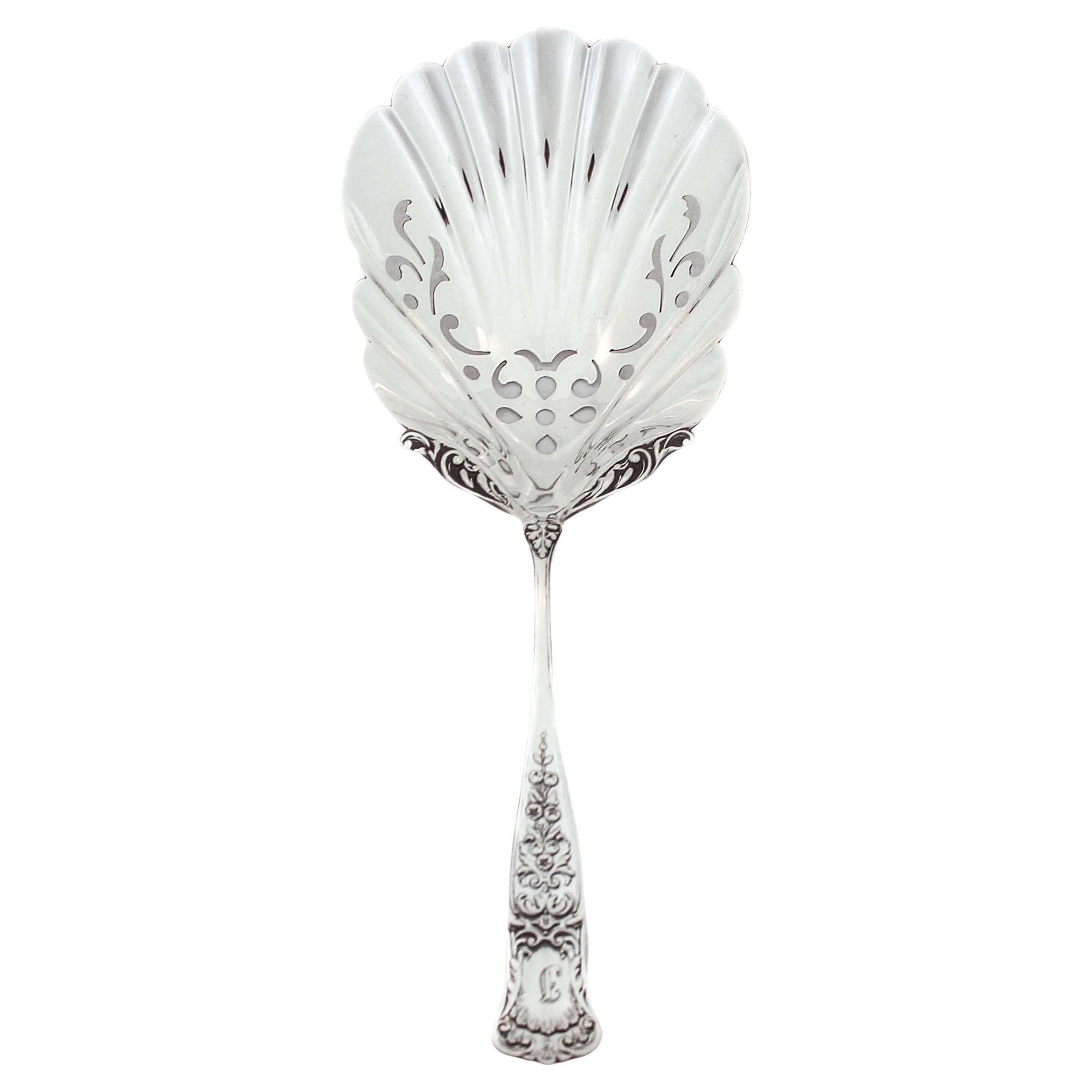Cuchara para servir "Maryland" de plata de ley