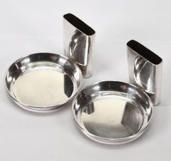 Sterling Silver Matchstick Holder Pair by Black Starr & Gorham
