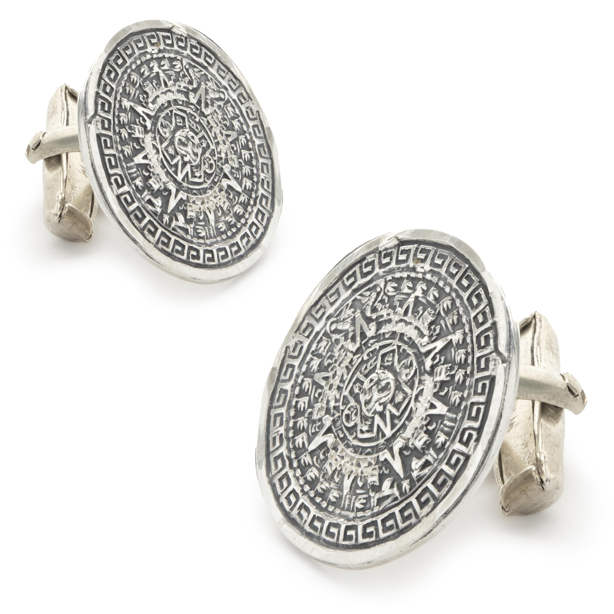 mayan calendar earrings