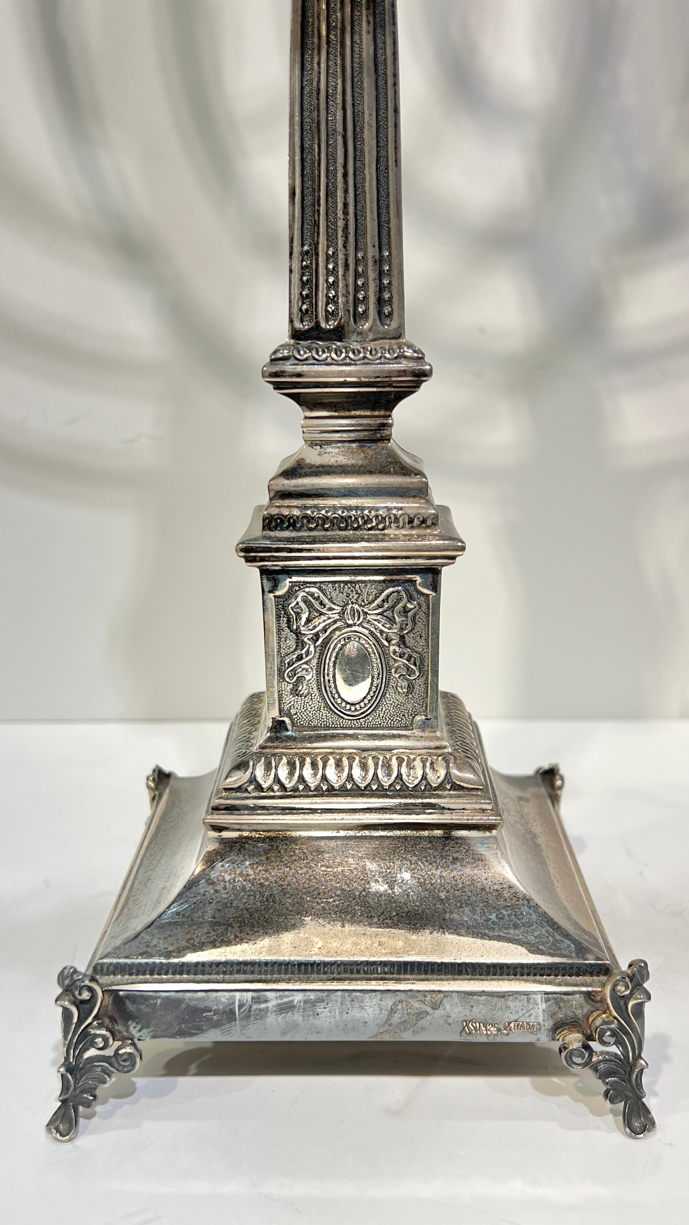 Sterling Silver Menorah im Angebot 5