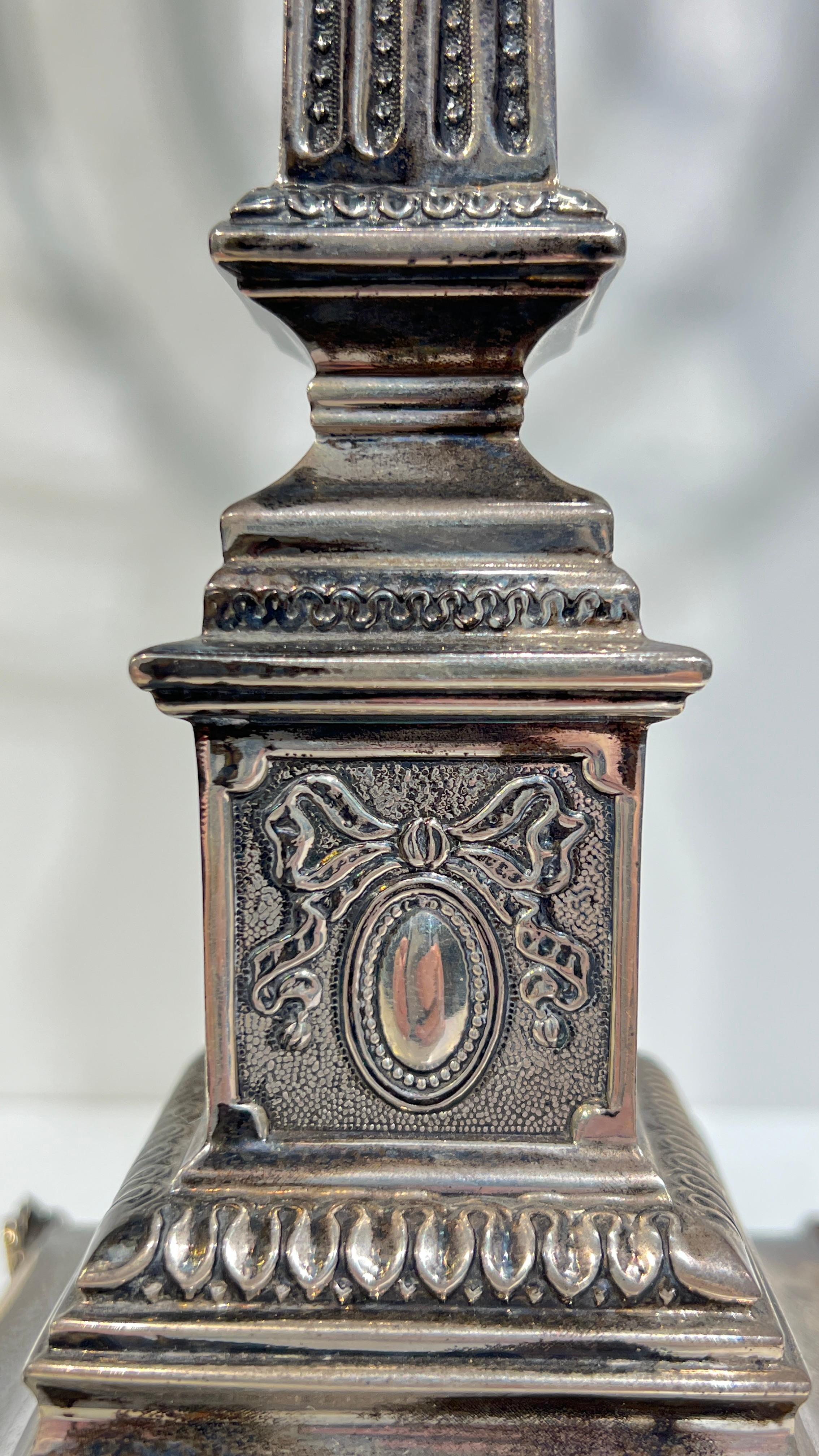 Sterling Silver Menorah im Angebot 6