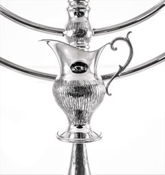 Menorah in argento sterling