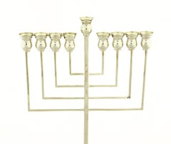 Menorah in argento sterling