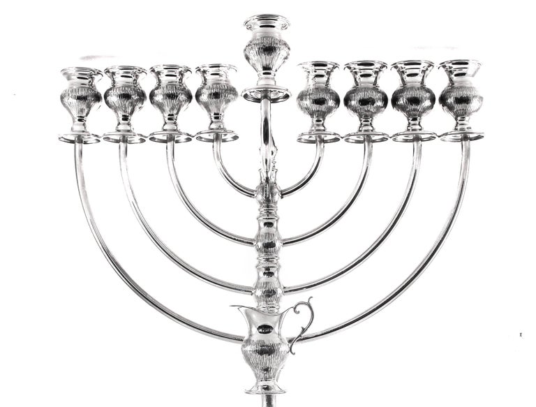 Sterling Silver Menorah For Sale at 1stdibs