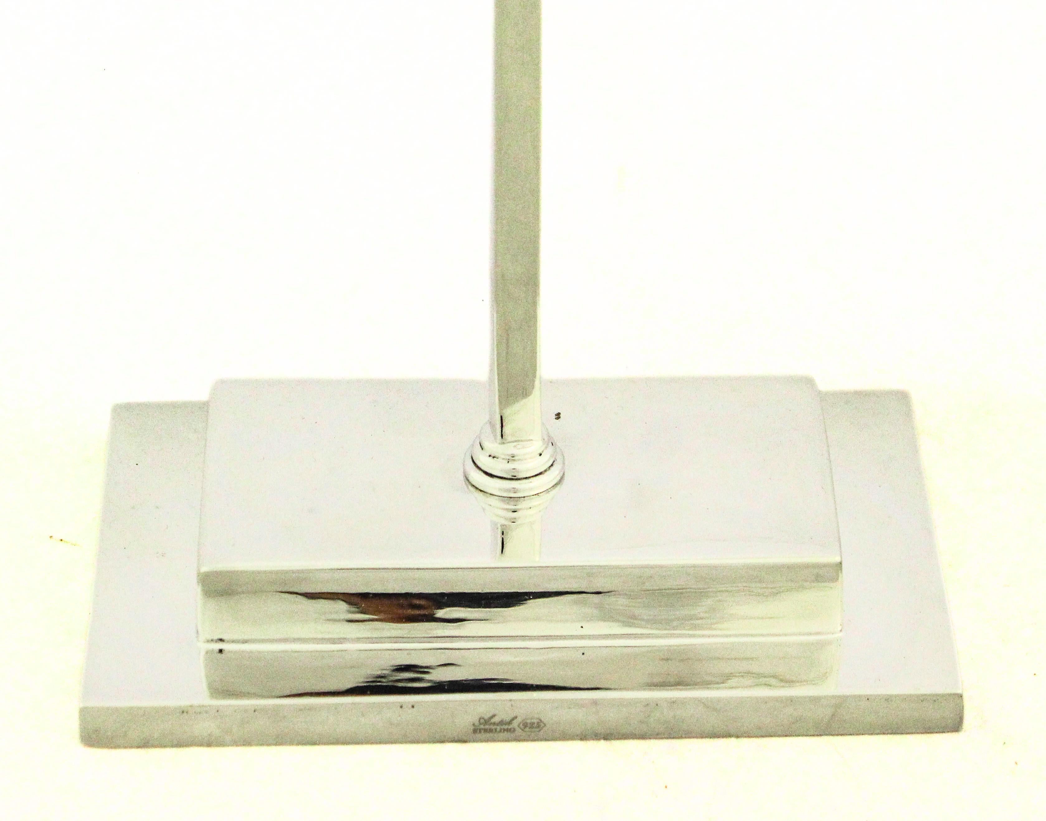 Menorah aus Sterlingsilber (Türkisch) im Angebot