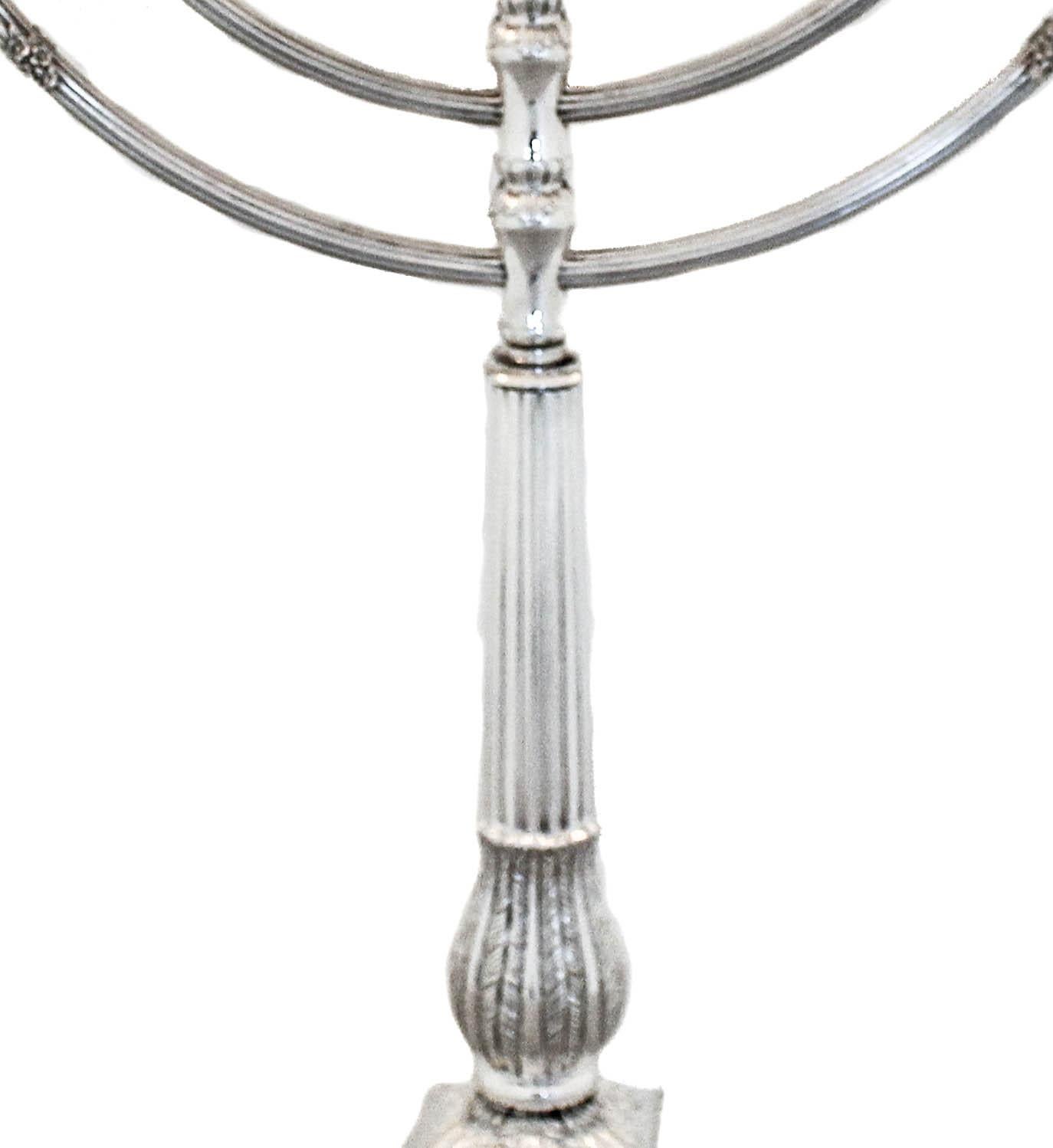Sterling Silver Menorah In New Condition For Sale In Brooklyn, NY