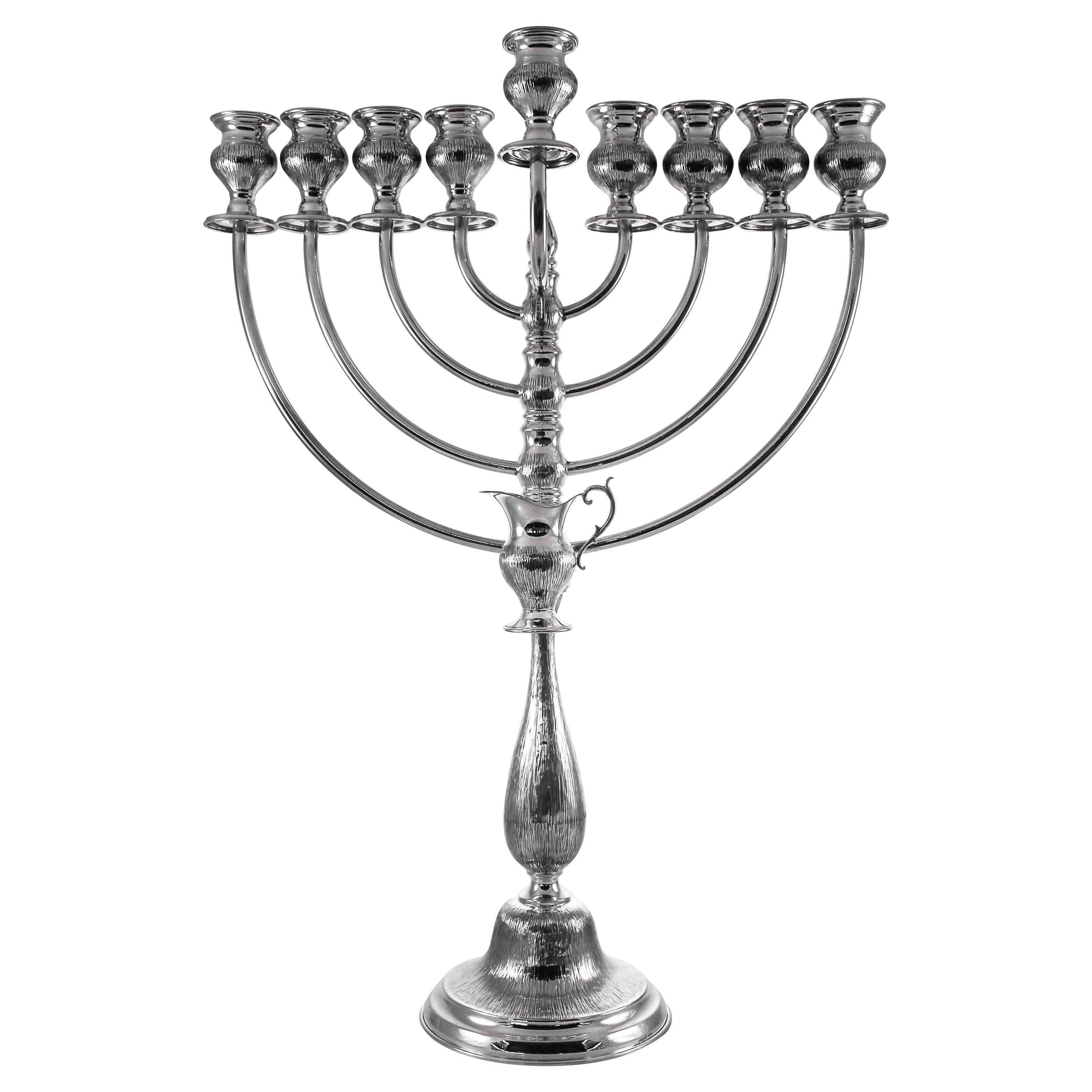 Sterling Silver Menorah