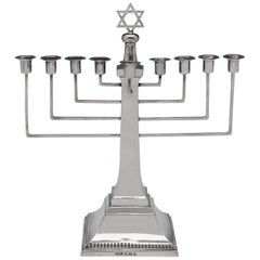 Sterling Silver Menorah