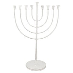 Sterling Silver Menorah