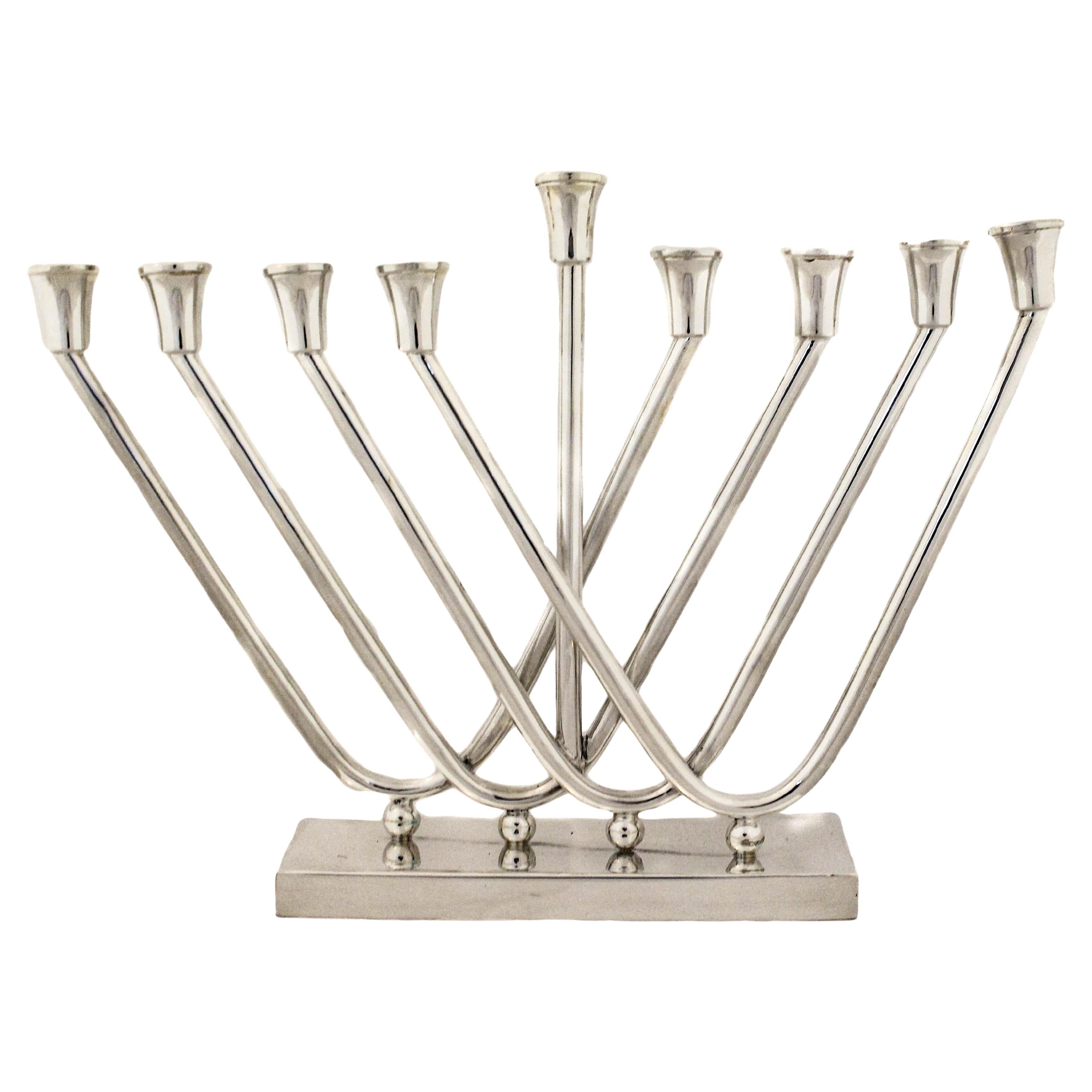 Sterling Silver Menorah